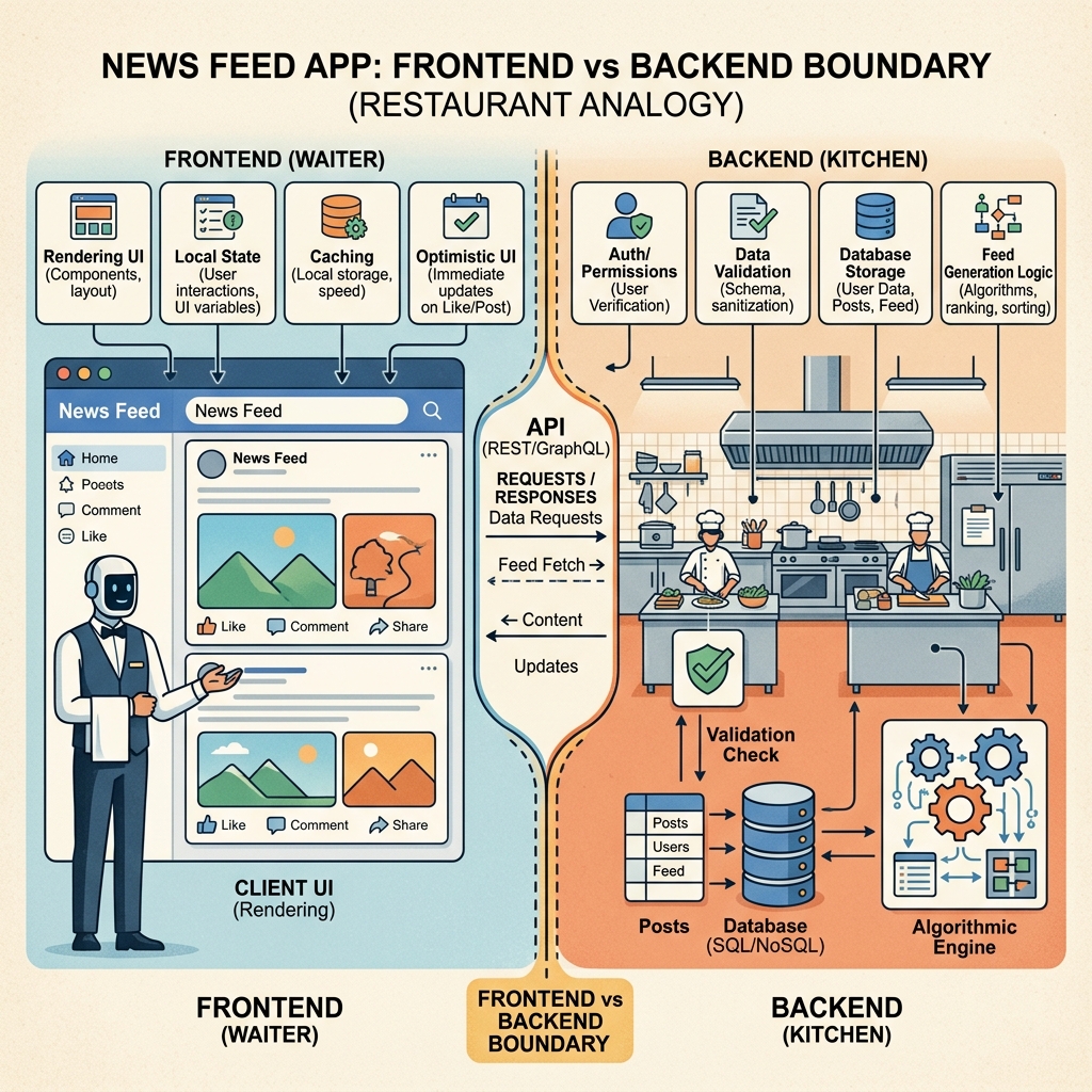 Frontend vs Backend Boundary Architecture
