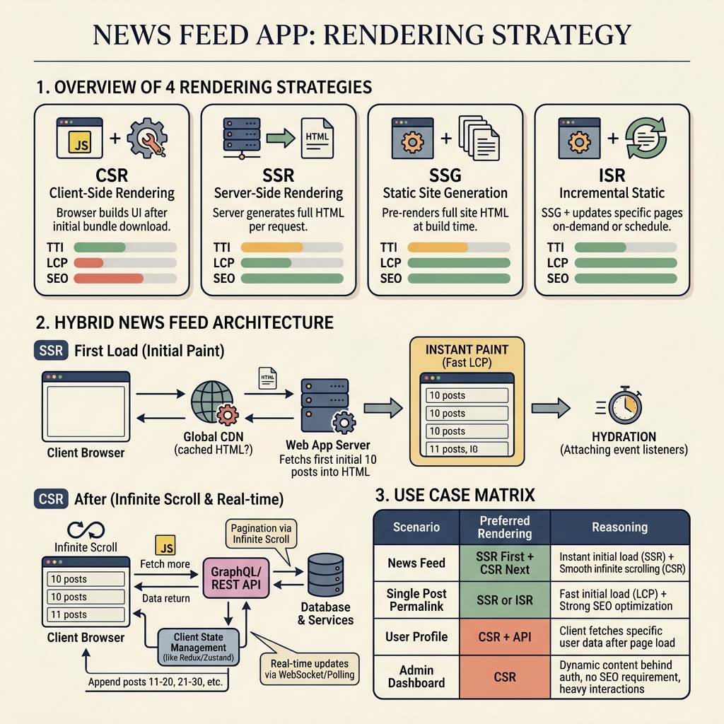 Rendering Strategy Architecture