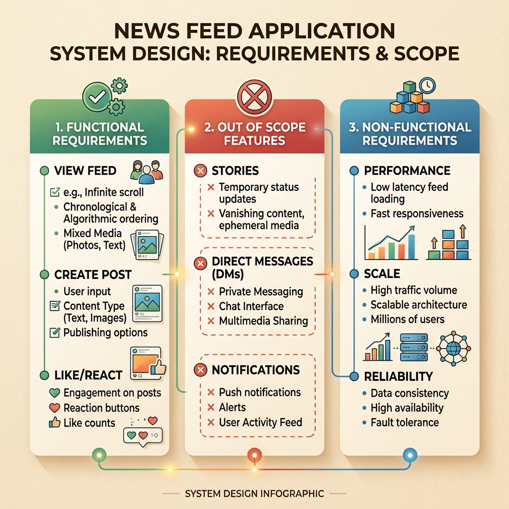 News Feed Requirements & System Scope Overview