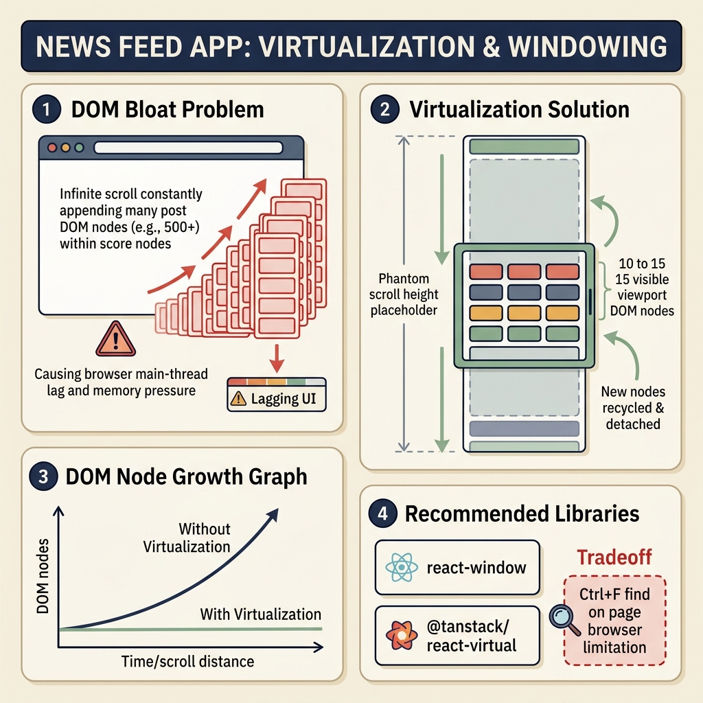 DOM Virtualization Architecture